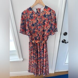 Vintage Floral Elegant Dress